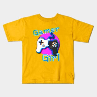 Gamer Girl Glitch Kids T-Shirt